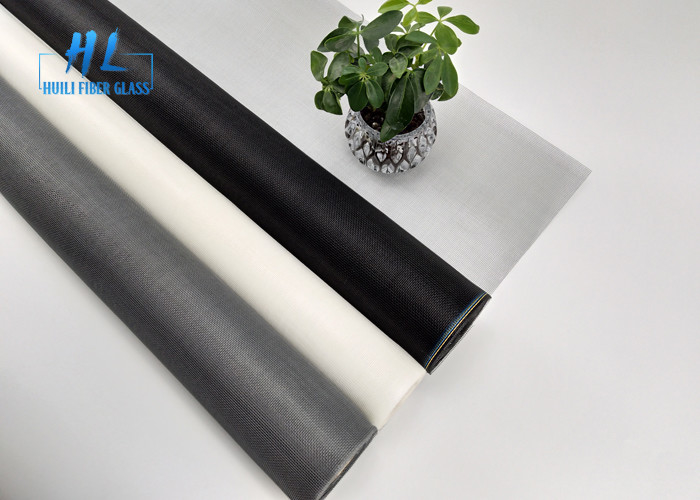 18*16 Black Gray White Fiberglass Mesh Fabric Mesh For Door Window Privacy Protection