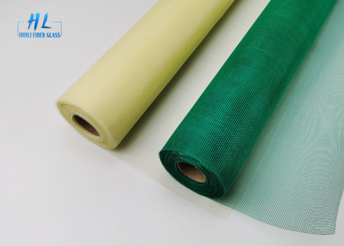 18*16 1.8m*30m Fiberglass Screen Roll , Door Mosquito Screen Green Insect Proof