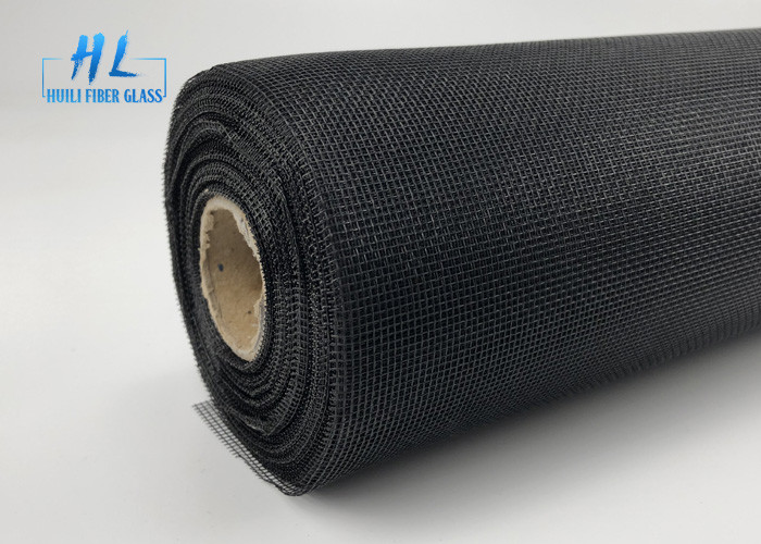 5ft x 30m Black PVC Coated Fiberglass Insect Screen With 18*16 Mesh