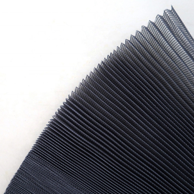 Pleated 0.35mm Thickness Plisse Insect Screen For Window And Doors