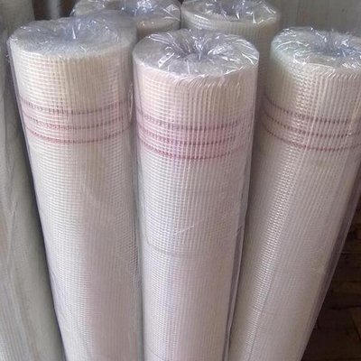 White Coated Fiberglass Mesh in 4*4mm Aperture Square Hole Shape 50m-200m Roll Length