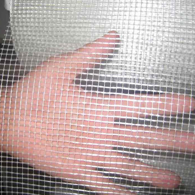 Strength C Glass Fiberglass Mesh White / Blue Square Hole Mesh Rolls for Wall