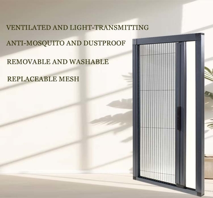 High Durability Tear Resistant Abrasion Resistant Pleated Fly Screen Customized