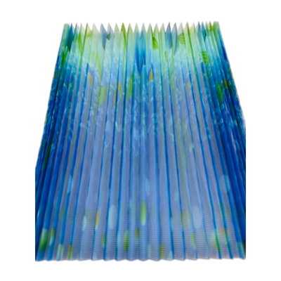 Personalized Customization  Pleated Insect Screen with 16mm Height Fiberglass and Polyester Materials