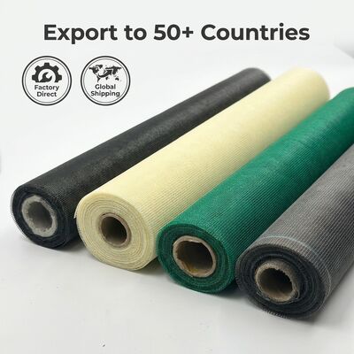 Corrosion Resistance Plain Fiberglass Insect Screen Window Screen Ideal Solution for Commercial Buildings Requiring Insect Control