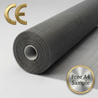 Standard Weight 120g per square meter Fiberglass Window Screen Plain Insect Screen Offering 5 to 7 Years Life for Industrial Applications