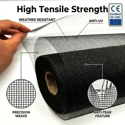 Mesh 14x12 Fiberglass Fly Screen UV Resistant Insect Proof Dust Proof Flame Retardant Suitable for UK Market Window Door