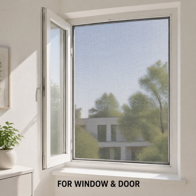 Insect Protection Fiberglass Window Screen 18 by 14 Mesh Strong Durable Fiberglass Screen Netting Designed for Long Term