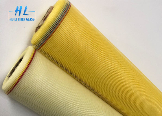Custom Ivory Brown Fiberglass Insect Screen With Double Color Edges