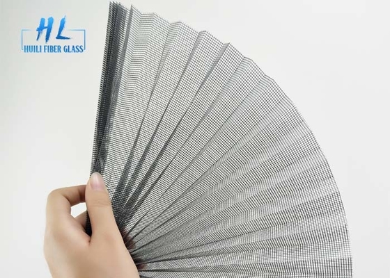 Polyester Plisse Retractable Screen , 80g/M2 Weight Pleated Fly Screen
