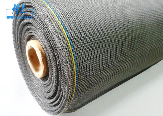 18*16 Fiberglass Insect Screen PVC Coated Grey Color With Long Using Life