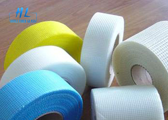 Tensile Strength Self Adhesive Fiberglass Mesh Tape With 30% Glue Content