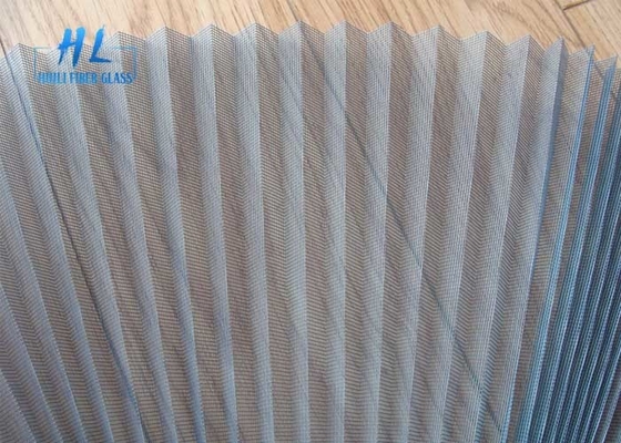 Good Flexibility Plisse Fly Screen , Smooth Sliding Retractable Fly Screens
