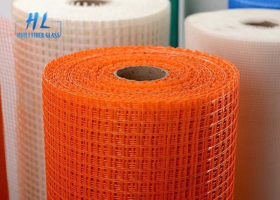 Water Resistant C Glass Fiberglass Mesh For Plastering In Yellow