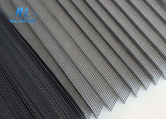 18*16 Plisse Insect Screen Grey Color Cold Resistant For Doors And Windows