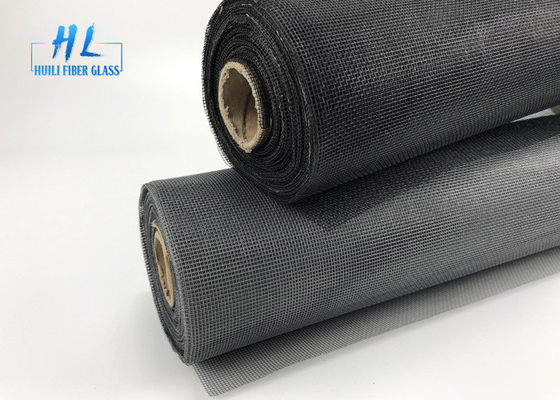 18*16 Mesh Fire And UV Resistant Black Fiberglass Fly Screen