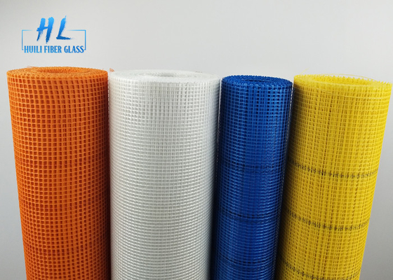 Square Fiberglass Reinforcing Mesh 50m Length for Building Construction