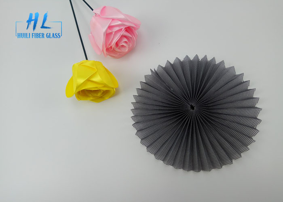 Polyester Fiberglass Window Pleated Mosquito Mesh 14mm 15mm 16mm 18mm 20mm