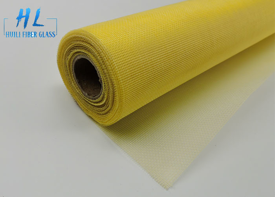 Yellow Color 18*16 120g Fiberglass Insect Screen For Door & Window