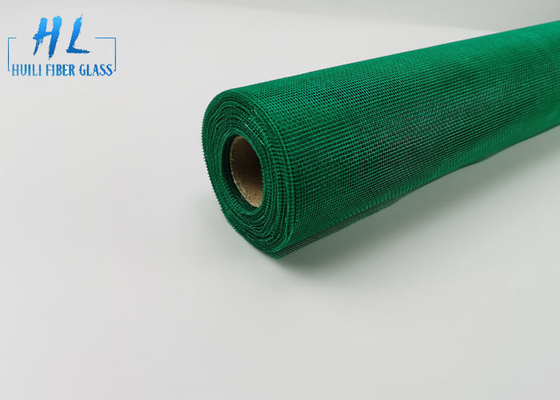 Green Colored 17*15 / Inch Mesh Fiberglass Mosquito Mesh Window Netting