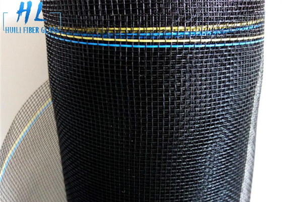 Black 18*14 110g Fiberglass Insect Screen , Fiberglass Mesh Screen