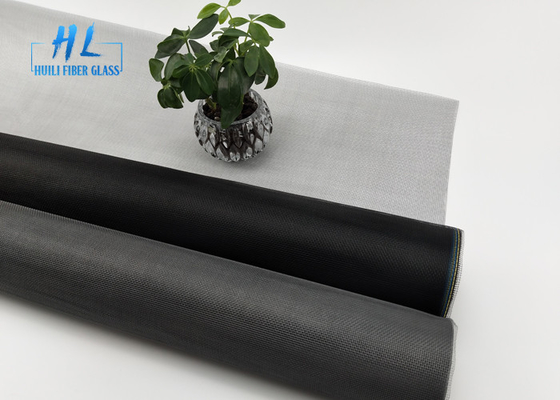 Black Color 20*20 Mesh Size 130G Fitted Fly Screens For Doors