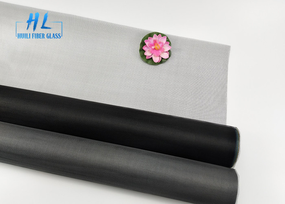 20*22 Mesh Size Fiberglass Fly Screen Insect Mesh PVC Coated Surface Treatment