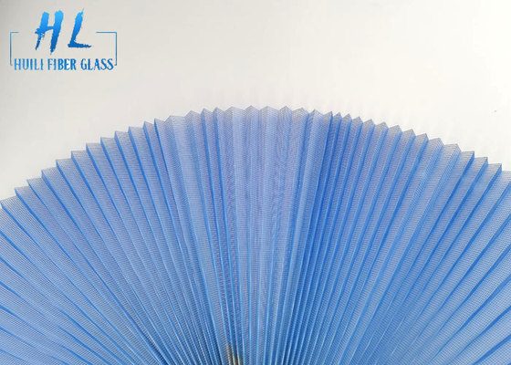 PP / PE 20*20 Mesh Size Plisse Insect Screen For Pleated Screen Door