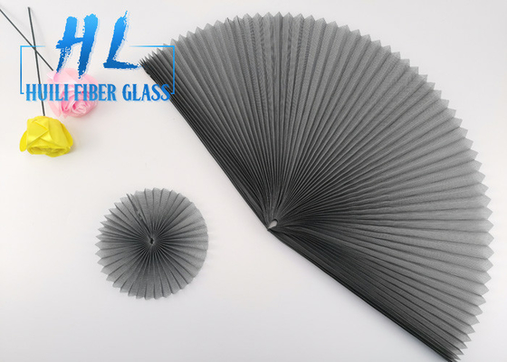 Anti Insect Polyester PP PE Plisse Mesh Screen 30m Length Customizable Waterproof